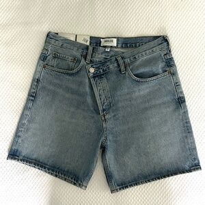 Agolde Criss Cross Upsized Shorts size 28